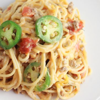 Easy Taco Spaghetti