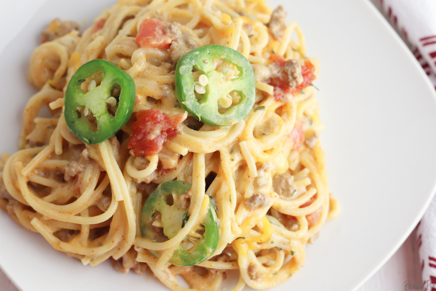 Easy Taco Spaghetti