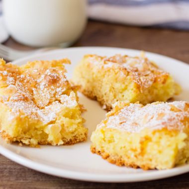 Ooey Gooey Butter Cake is rich, buttery and delicious cake mix recipe.