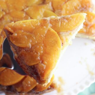 Peach Upside Down Cake Recipe is a great summer dessert recipe