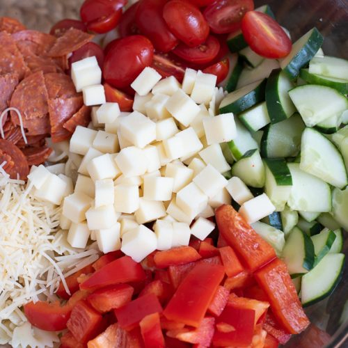 Salad Supreme Pasta Salad BubbaPie