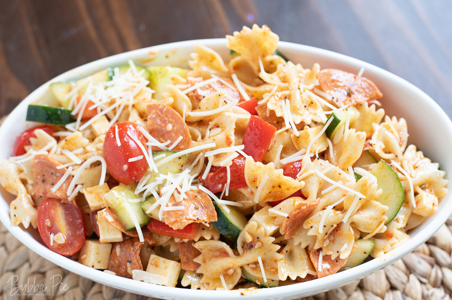 Zesty Salad Supreme Pasta Salad