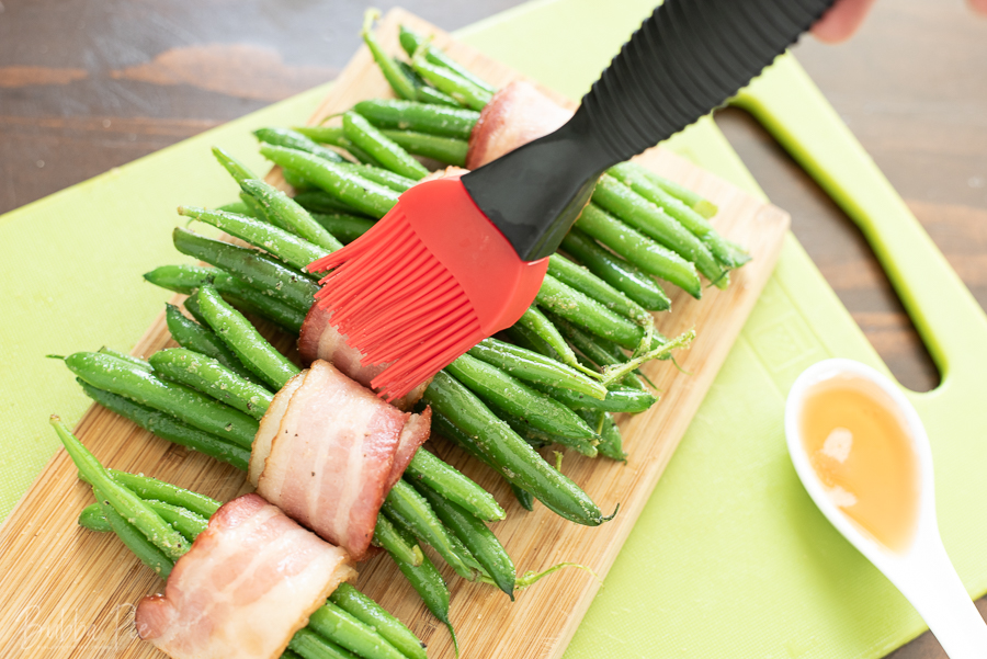 Bacon Wrapped Green Beans With Maple Glaze BubbaPie