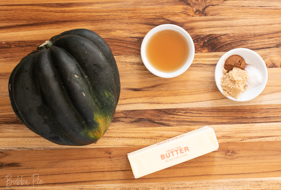 Roasted Acorn Squash Ingredients