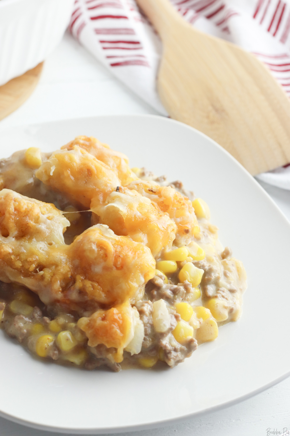 Hearty Ground Beef Casserole with Tater Tots