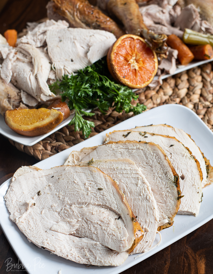 Herb Butter Roasted Turkey.