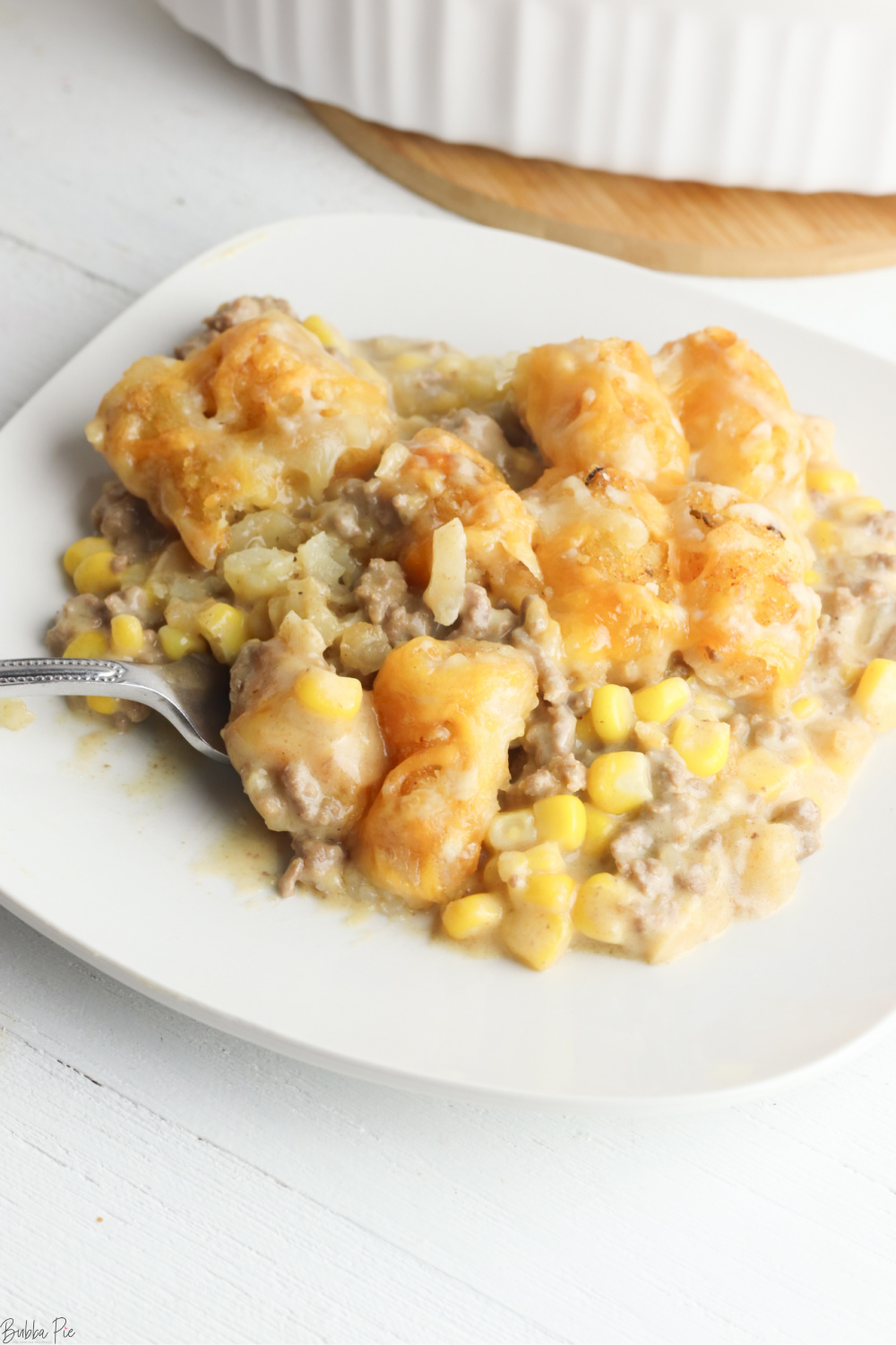 Tater Tot Casserole is an easy family weeknight dinner.