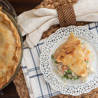Turkey Pot Pie is a great recipe to use your leftover turkey after Thanksgiving.