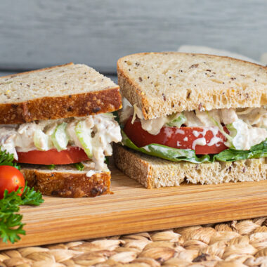 Turkey Salad Sandwich is a great recipe to use your leftover thanksgiving turkey.