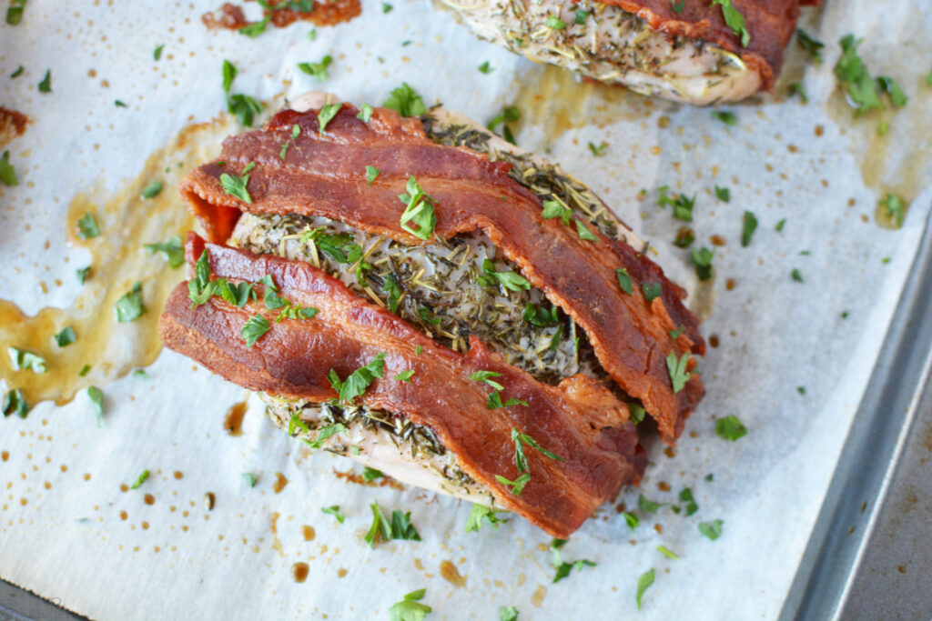 Bacon Wrapped Pork Chops BubbaPie