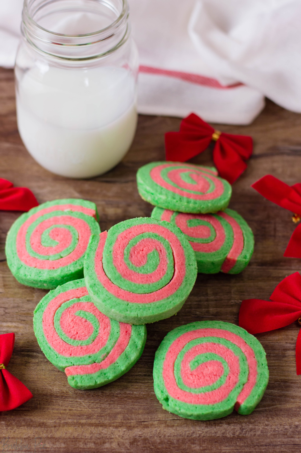 Christmas Cookie Pinwheels are a great holiday treat