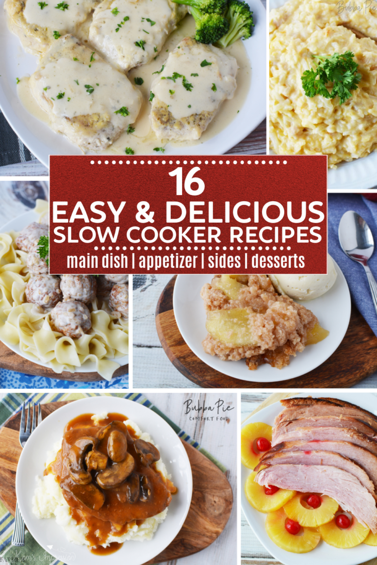 16 EASY SLOW COOKER RECIPES BubbaPie