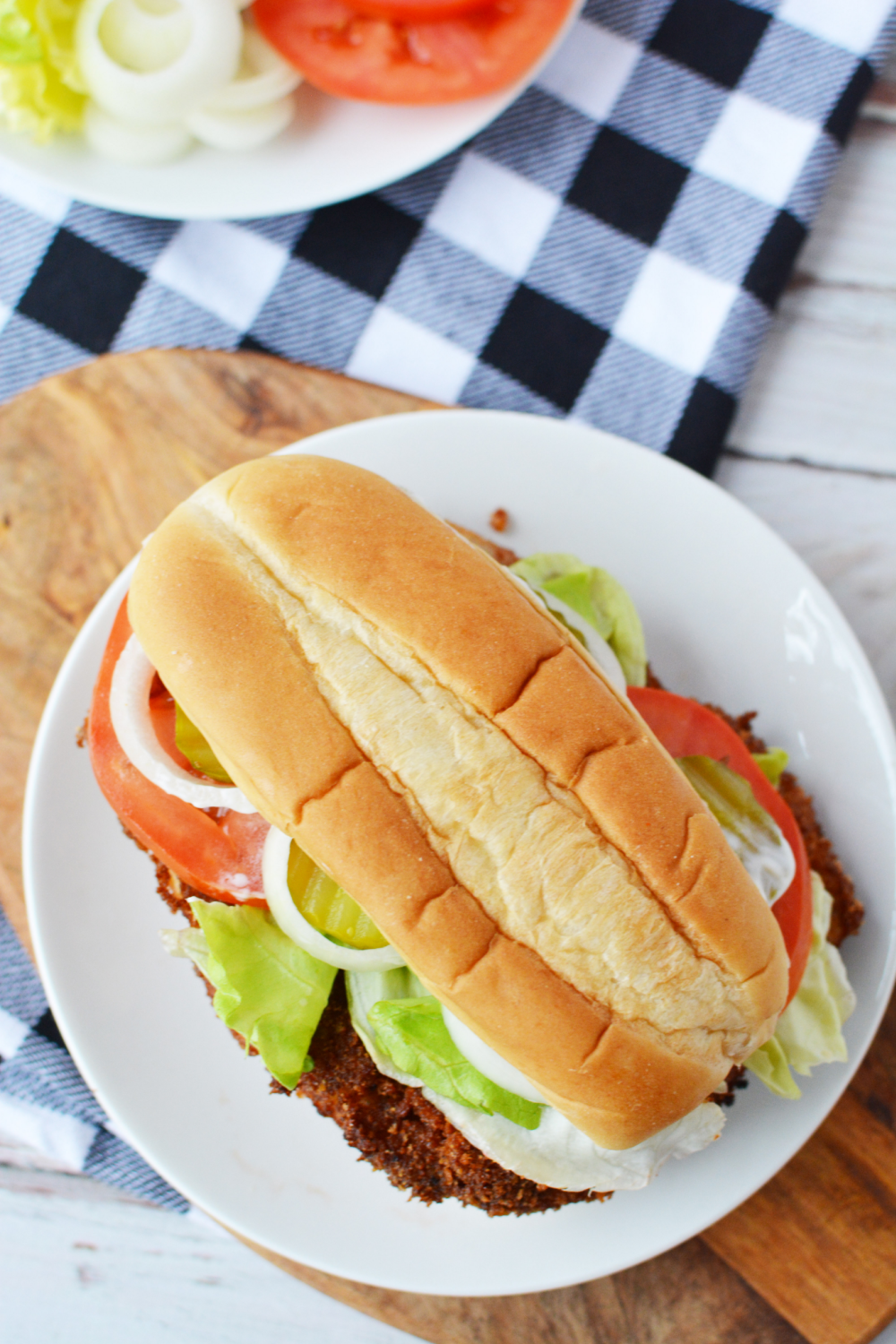 Breaded Pork Tenderloin Sandwich is a classic Indiana Dish.