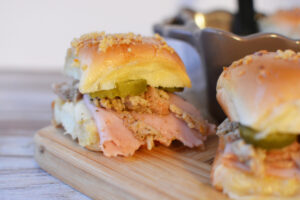 Easy Cuban Sliders are an easy lunch, dinner or appetizer.