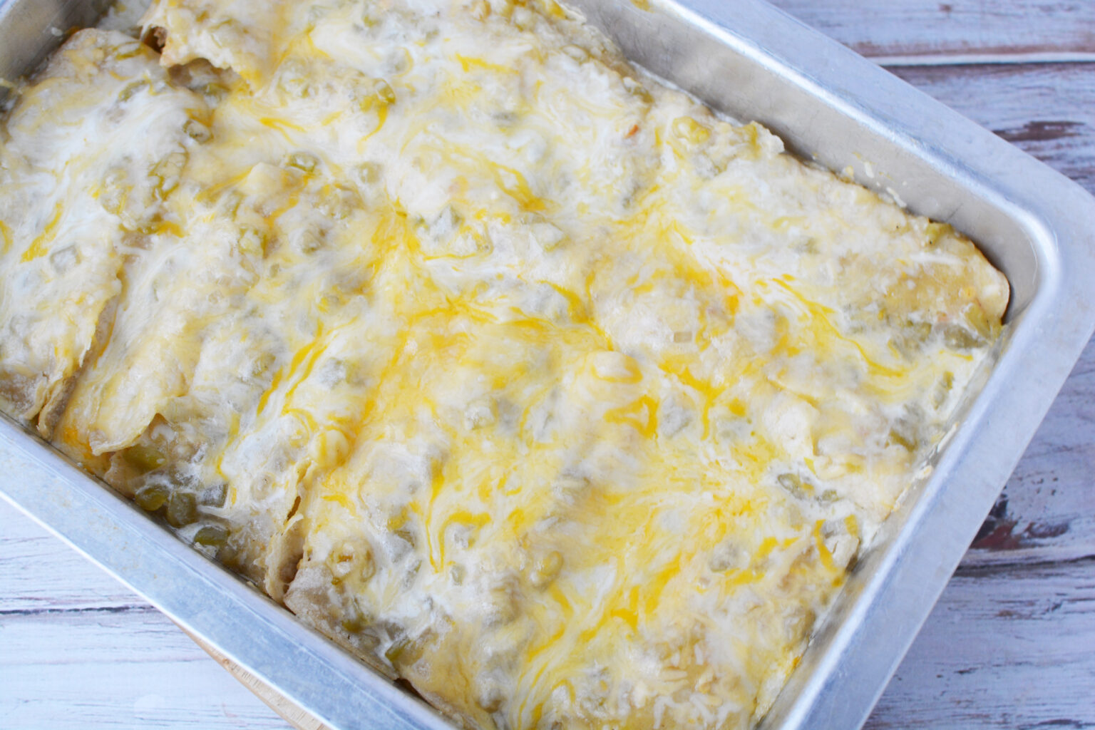 Chicken Enchilada Suiza BubbaPie