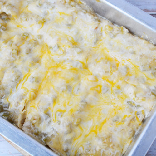 Chicken Enchilada Suiza BubbaPie