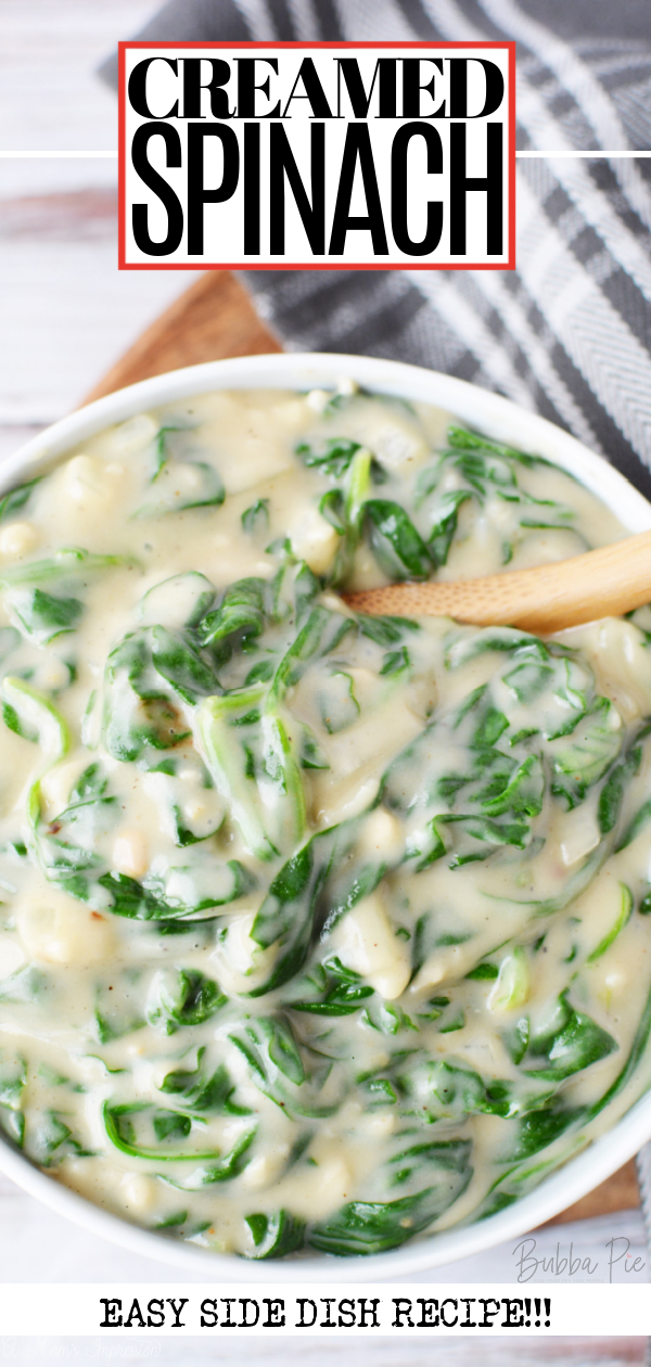 creamed spinach pin