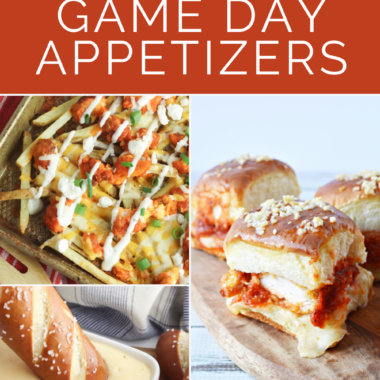 Game Day Appetizers Pin