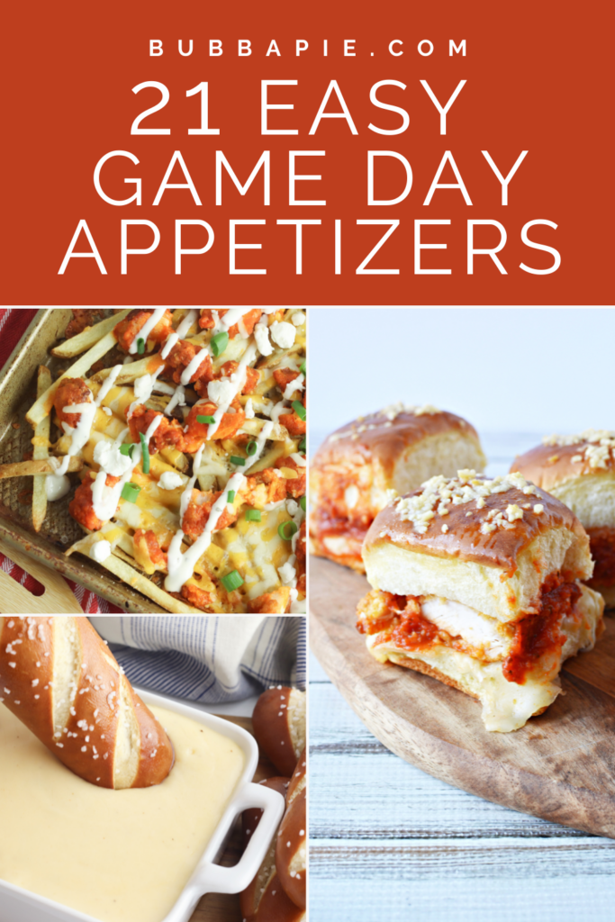 Game Day Appetizers Pin