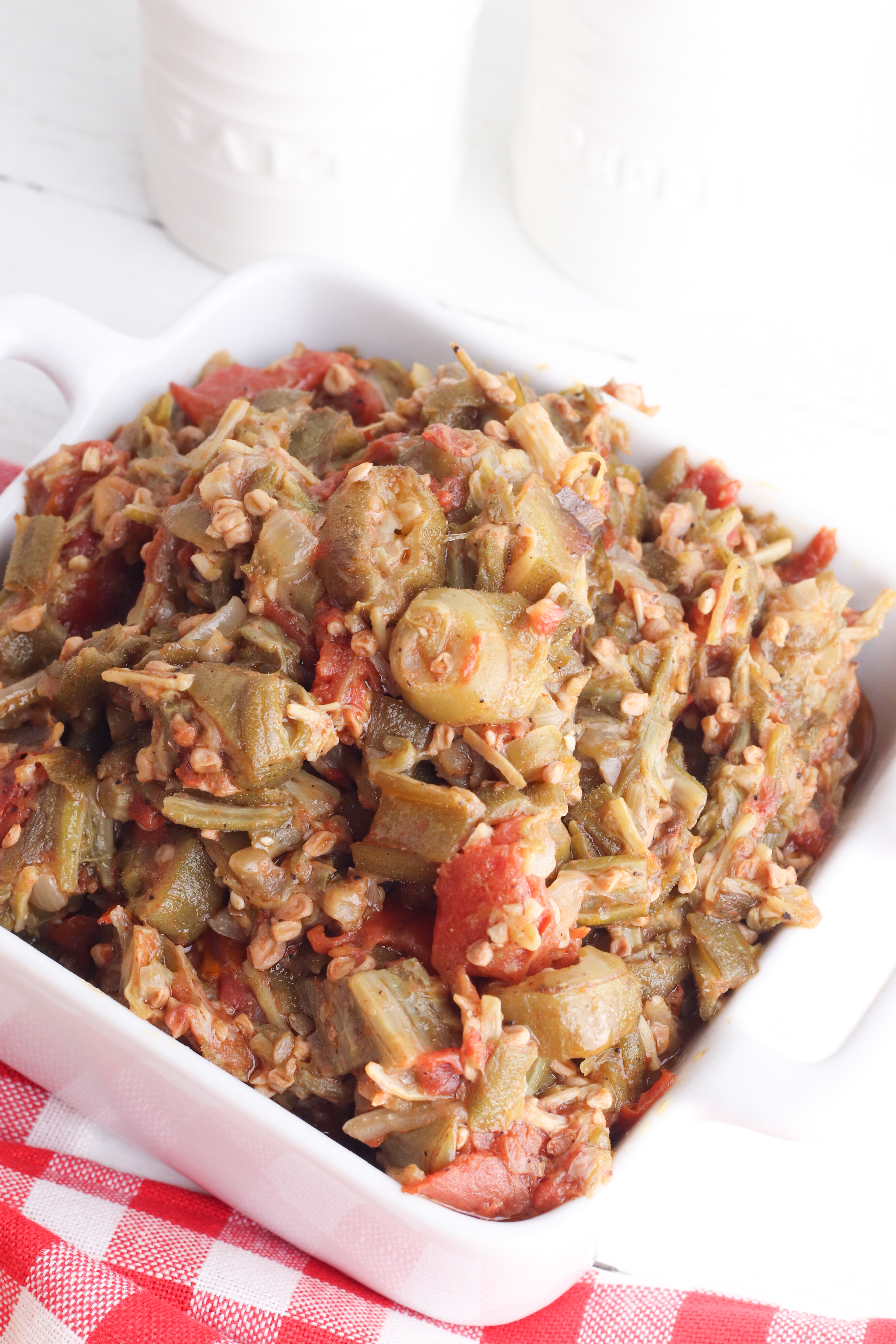 Smothered Okra (qt.) – Rachael's At Home