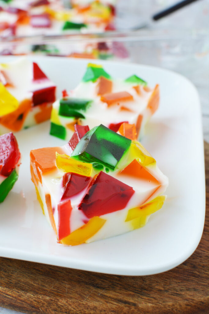 Easy Broken Glass Jello - BubbaPie