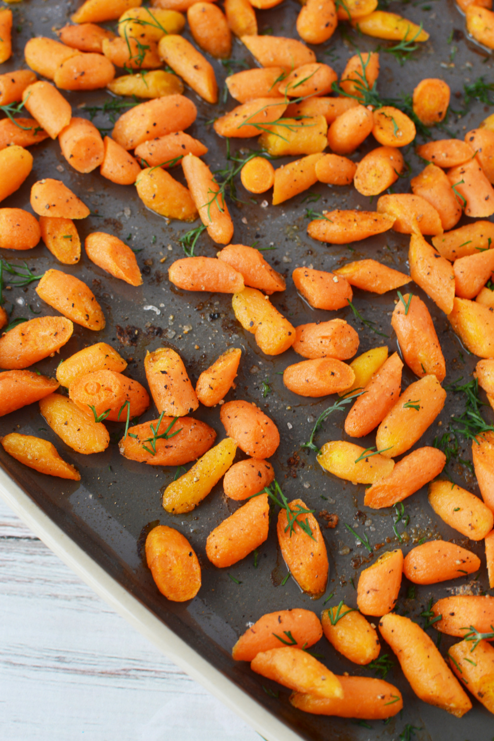 Oven Roasted Carrots with Dill