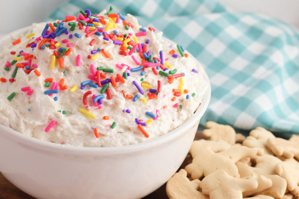 Funfetti Birthday Cake Dip BubbaPie
