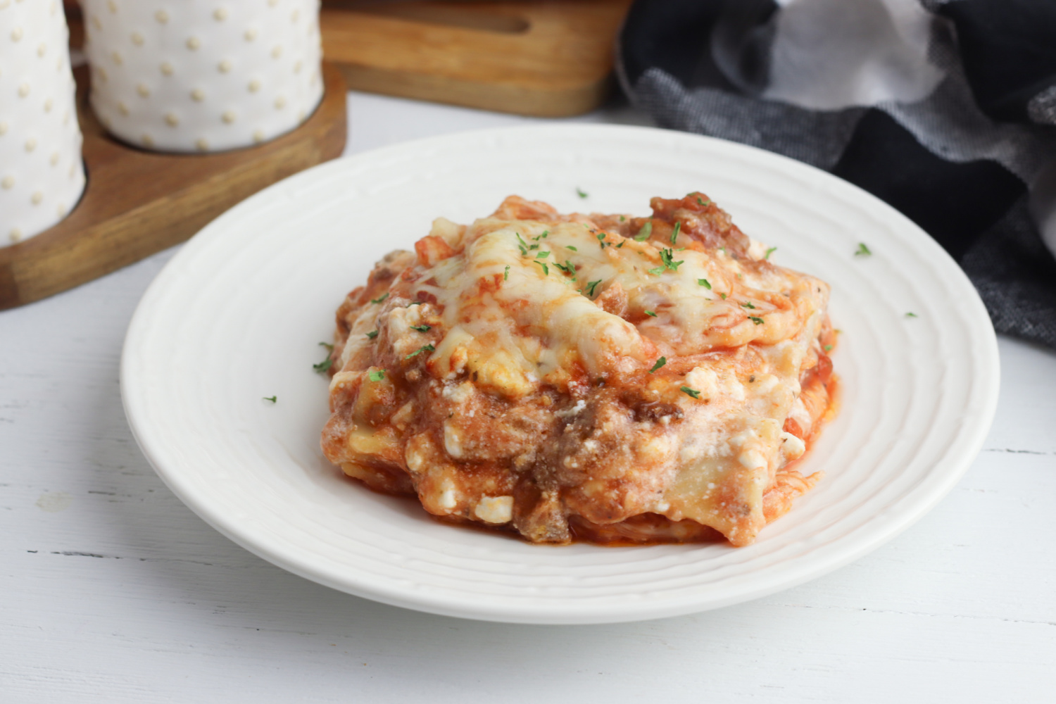 Lazy Lasagna is an easy family dinner.