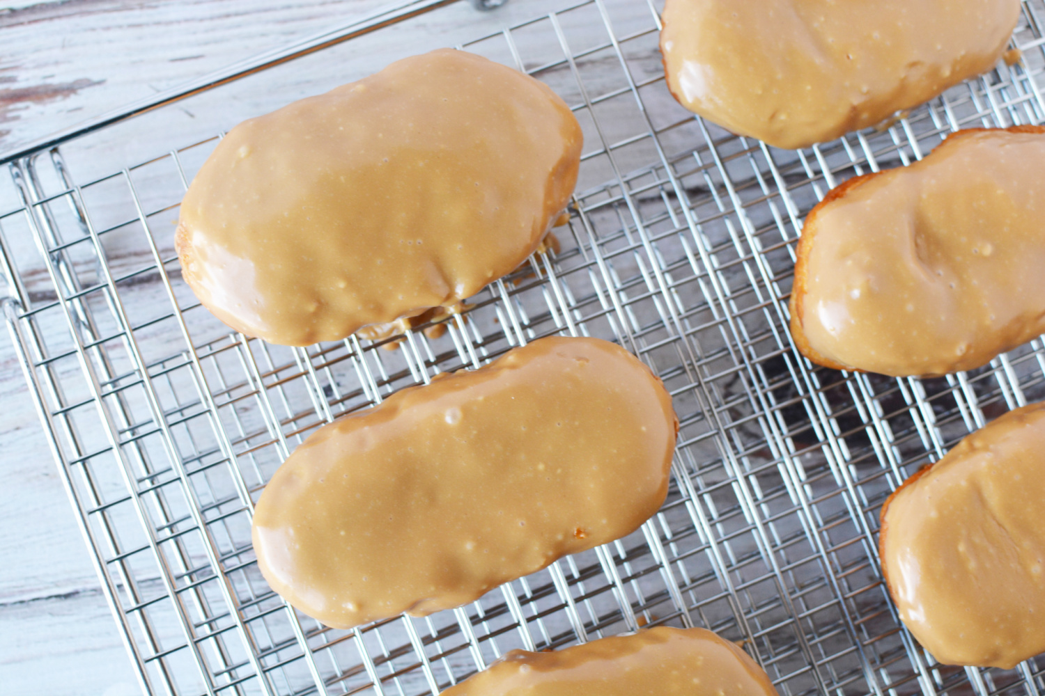 Maple Bars On Wire Cooling Rack