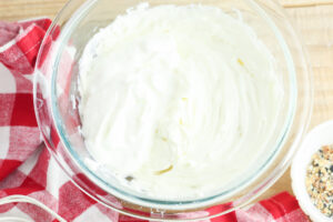 Add Sour Cream until combined