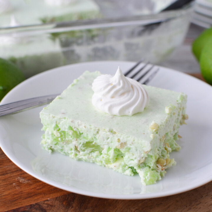 Grandma's Lime Jello Salad - BubbaPie