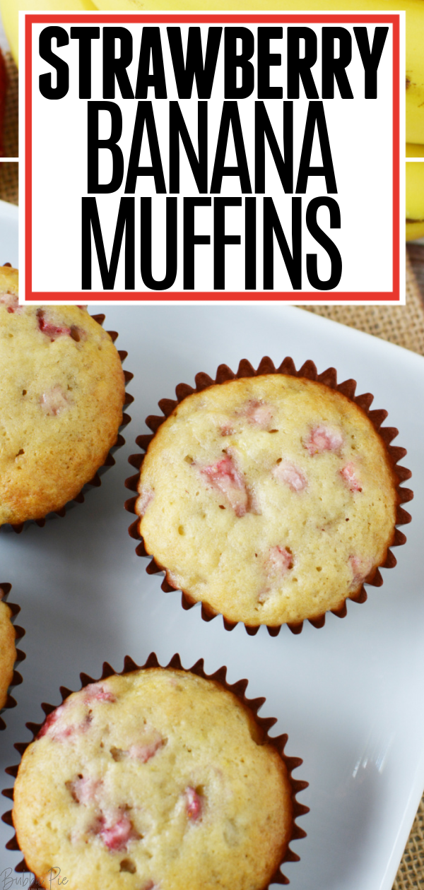 Strawberry Banana Muffins Pin