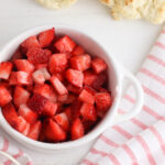 Mix together strawberries and sugar