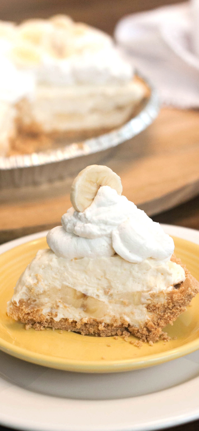 NO BAKE BANANA CREAM PIE - BubbaPie