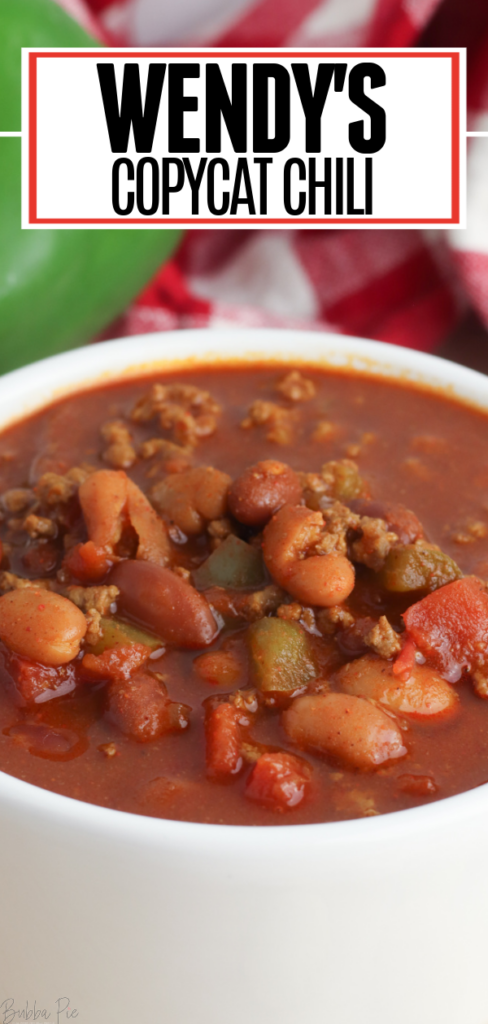 Wendy's Copycat Chili Recipe-make It At Home! - Bubbapie