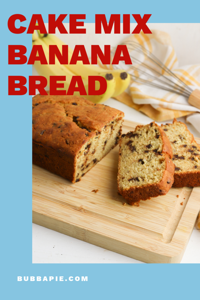 Cake Mix Banana Bread Pin