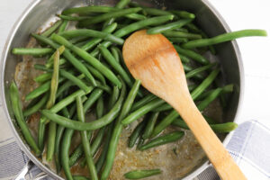 Toss Green Beans in Butter and Garlic