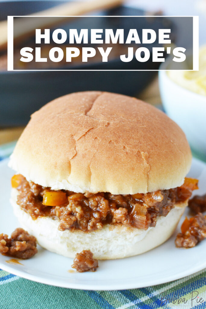 homemade sloppy joes pin