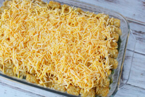Top Casserole with Cheese