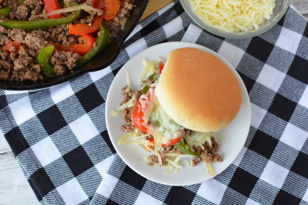 Easy Philly Cheesesteak Sloppy Joe