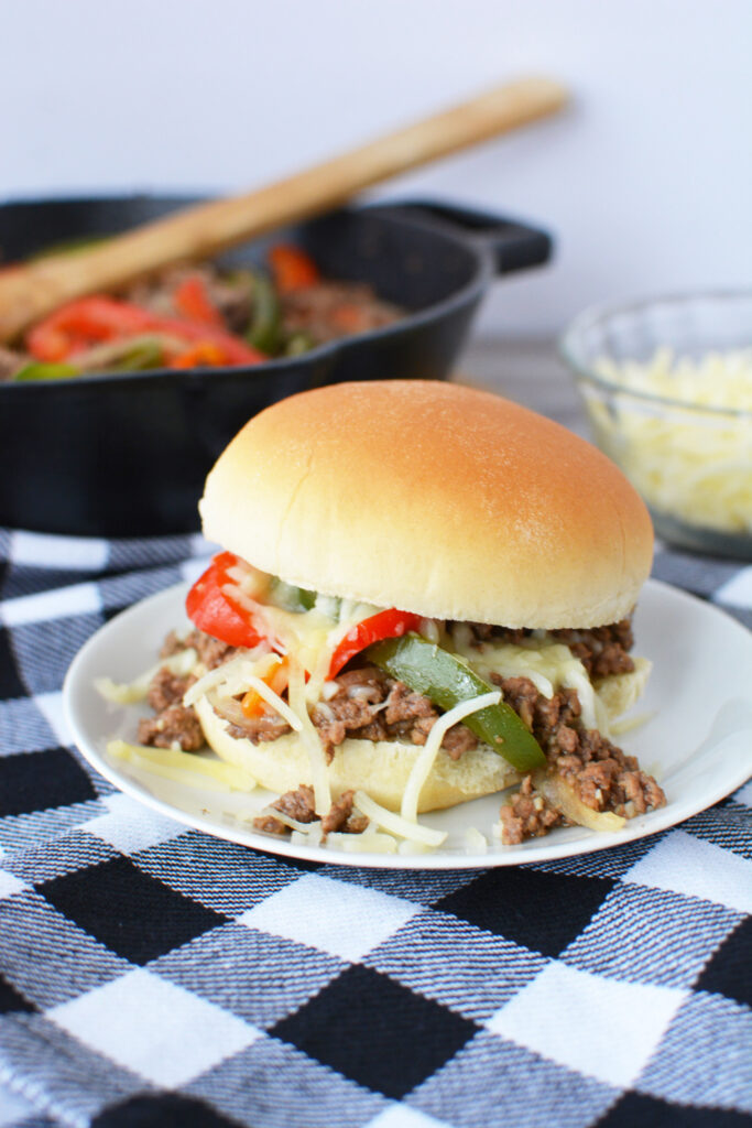 Philly Cheesesteak Sloppy Joe