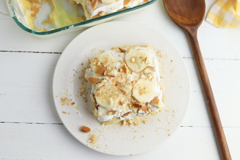 Banana Pudding with wafers