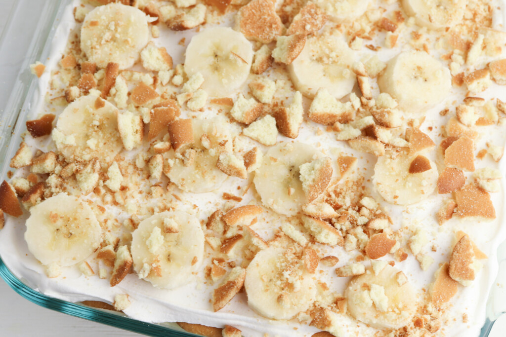 No bake banana pudding