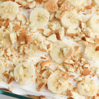 No bake banana pudding