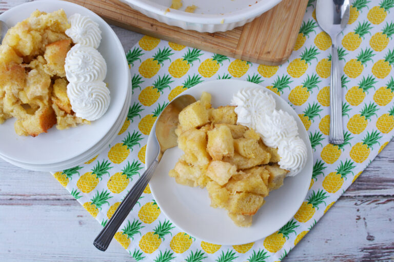 Pineapple Bread Pudding BubbaPie