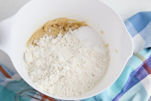 add flour salt and baking soda
