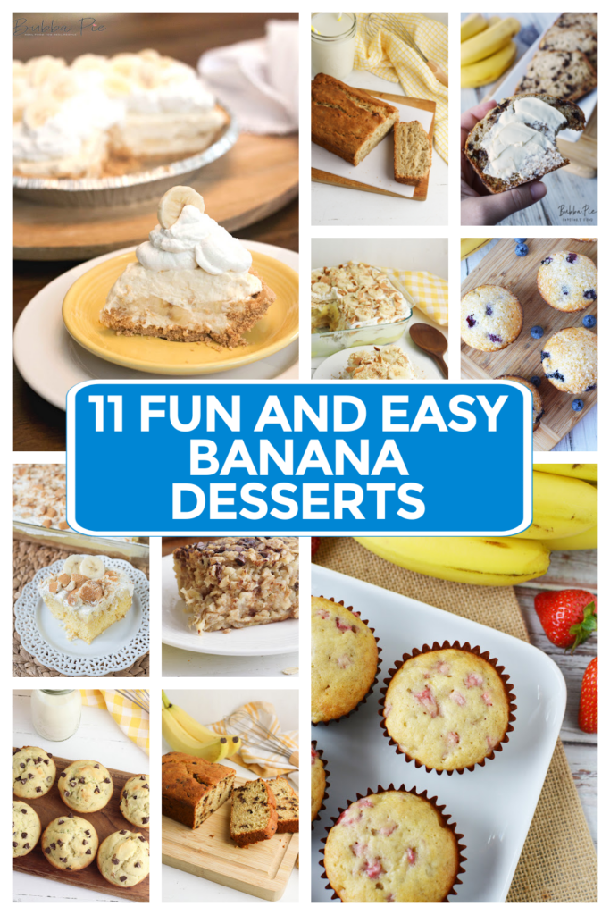 Banana Desserts Pin