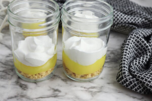 Layer whipped topping on lemon
