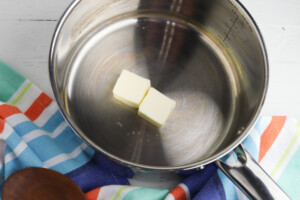 Melt Butter in pan