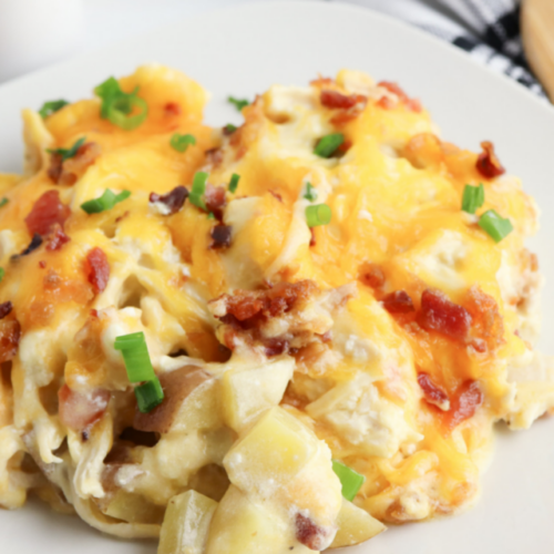 Creamy Chicken and Potato Casserole - BubbaPie